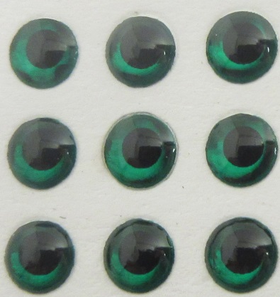 3D Silmä 6mm Vihreä 50kpl 1